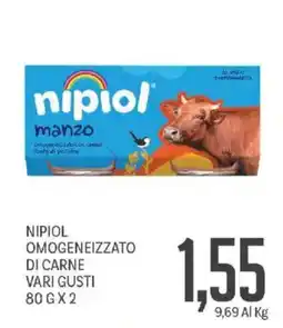 Supermercati Piccolo NipiOL omogeneizzato di carne offerta
