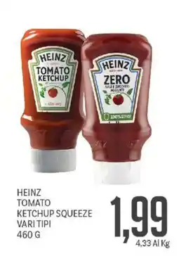 Supermercati Piccolo Heinz Tomato Ketchup Squeeze offerta
