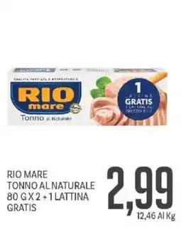 Supermercati Piccolo Rio mare Tonno al Naturale offerta