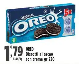 Rossotono Carrefour OREO Biscotti al cacao offerta