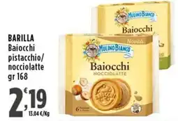 Rossotono Carrefour Barilla Baiocchi Nocciolate offerta
