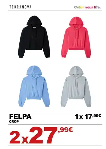 Terranova Felpa offerta