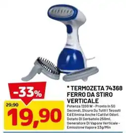 DPiù Termozeta ferro da stiro verticale offerta