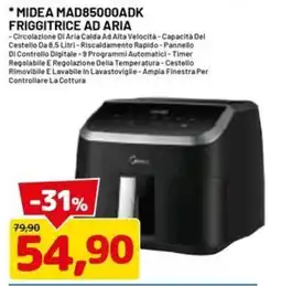 DPiù Midea friggitrice ad aria offerta