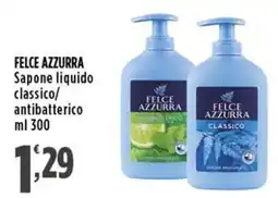Rossotono Carrefour Felce Azzurra Sapone liquido classico offerta