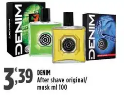 Rossotono Carrefour Denim After shave original/musk offerta