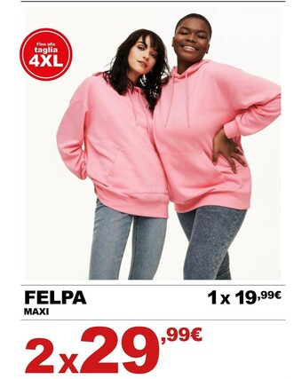 Terranova Felpa maxi offerta