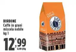 Rossotono Carrefour Caffè in grani Borbone offerta