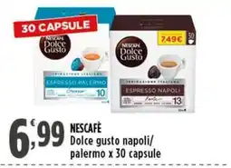 Rossotono Carrefour Nescafé Dolce Gusto espresso napoli/palermo offerta