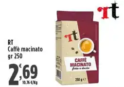 Rossotono Carrefour RT Caffè macinato offerta