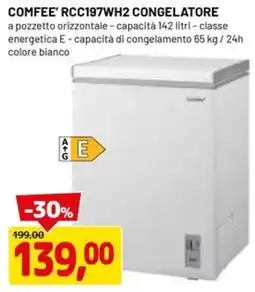 DPiù Comfee' congelatore offerta