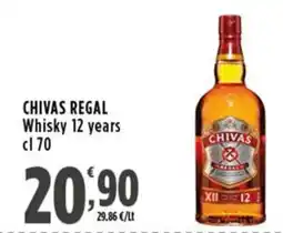 Rossotono Carrefour Chivas Regal Whisky 12 years offerta