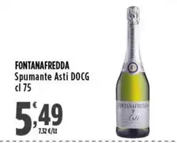 Rossotono Carrefour Fontanafredda Spumante Asti DOCG offerta