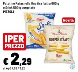 Iper La Grande Patatine Patasnella Una tira l'altra Pizzoli offerta