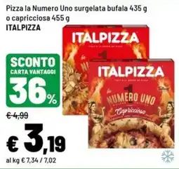 Iper La Grande Pizza la Numero Uno surgelata offerta