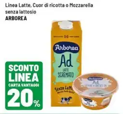 Iper La Grande Latte scermato senza lattosio Arborea offerta