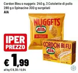 Iper La Grande Nuggets di pollo AIA offerta