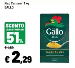 Iper La Grande Riso Carnaroli Gallo offerta