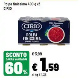 Iper La Grande Polpa finissima Cirio offerta