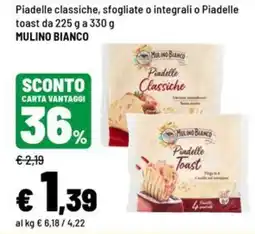 Iper La Grande Piadelle classiche MULINO BIANCO offerta