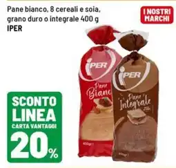 Iper La Grande Pane bianco e integrale Iper offerta