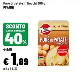 Iper La Grande Purè di patate in fiocchi Pfanni offerta