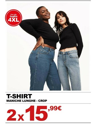 T-shirt maniche lunghe