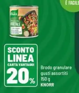 Iper La Grande Brodo granulare Knorr offerta