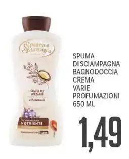 Supermercati Piccolo Spuma di Sciampagna bagnodoccia crema offerta