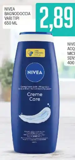 Supermercati Piccolo Nivea bagnodoccia vari tipi offerta