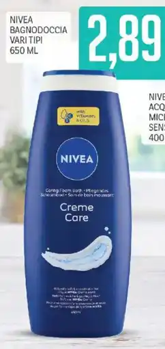 Supermercati Piccolo Nivea bagnodoccia vari tipi offerta