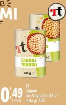 Rossotono Carrefour Fagioli Tondini offerta