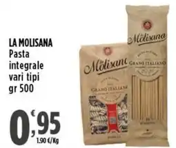 Rossotono Carrefour La Molisana Pasta integrale offerta