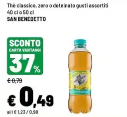 Iper La Grande Thè classico San Benedetto offerta