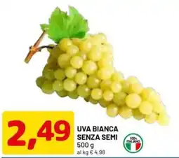 DPiù Uva bianca senza semi offerta