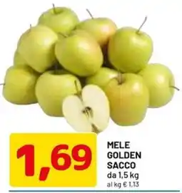DPiù Mele Golden Sacco offerta