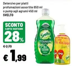 Iper La Grande Detersivo per piatti Svelto offerta