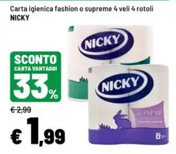 Iper La Grande Carta igienica fashion o supreme offerta