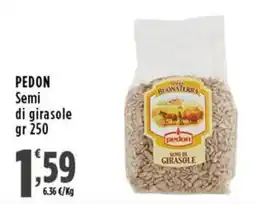 Rossotono Carrefour Semi di girasole Pedon offerta