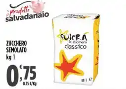 Rossotono Carrefour Zucchero semolato Suicra lo zucchero classico offerta