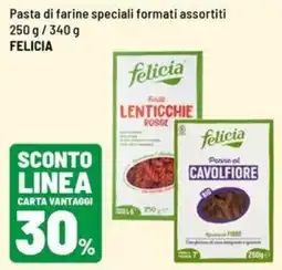 Iper La Grande Pasta di farine speciali formati assortiti Felicia offerta