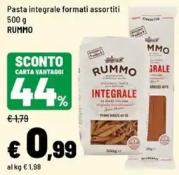 Iper La Grande Pasta integrale Rummo offerta