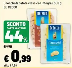Iper La Grande Gnocchi di patate De Cecco offerta