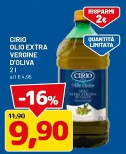 DPiù Cirio olio extra vergine d'oliva offerta