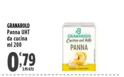 Rossotono Carrefour Granarolo Panna UHT da cucina offerta