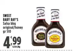 Rossotono Carrefour Sweet Baby Ray's Salsa bbq original/honey offerta