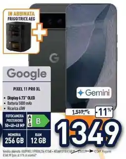 Unieuro Google Pixel 11 Pro XL offerta
