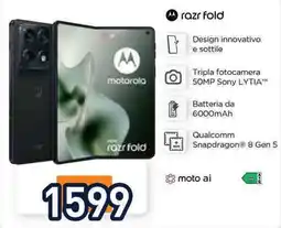 Unieuro Motorola razr fold offerta