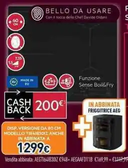 Unieuro Friggitrice AEG offerta