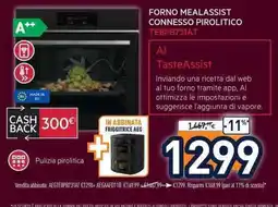 Unieuro Forno Mealassist connesso pirolitico offerta